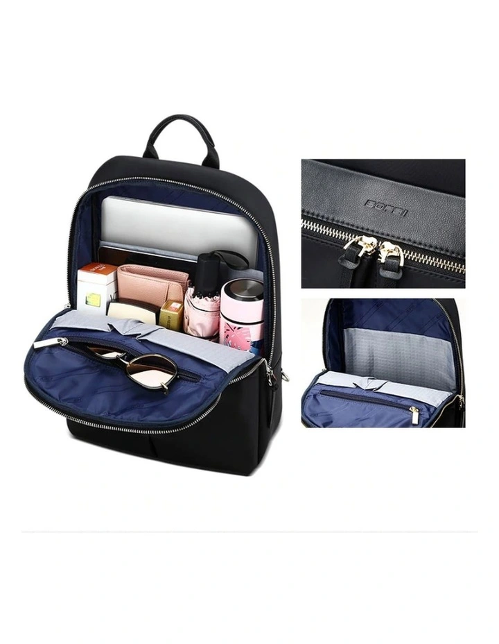 Waterproof 14 Laptop Backpack Travel Business Work Bag Black image 4