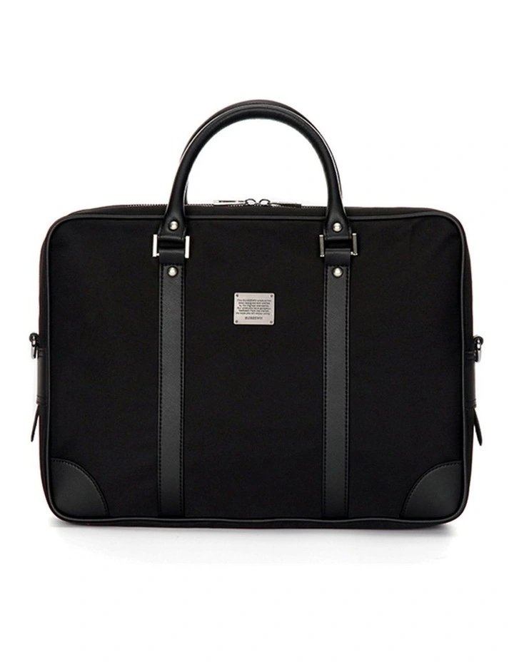 Waterproof 15.6 Laptop Briefcase Messenger Travel Work Bag Black image 1