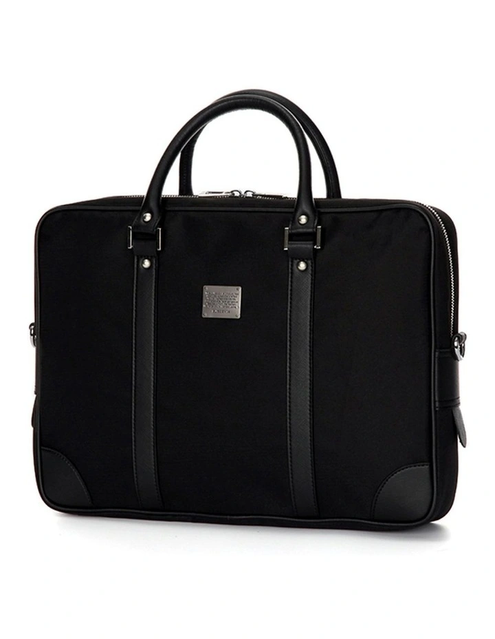 Waterproof 15.6 Laptop Briefcase Messenger Travel Work Bag Black image 2