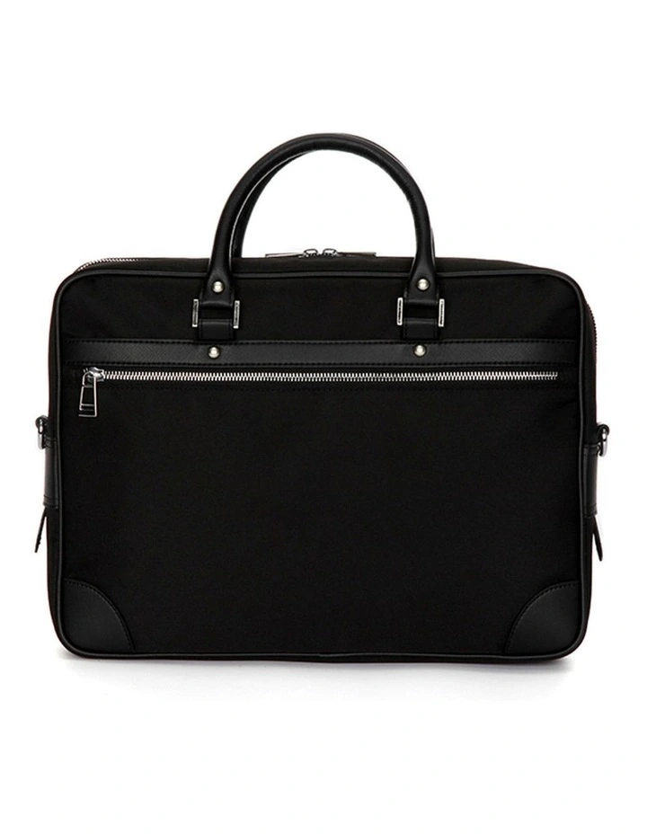 Waterproof 15.6 Laptop Briefcase Messenger Travel Work Bag Black image 3