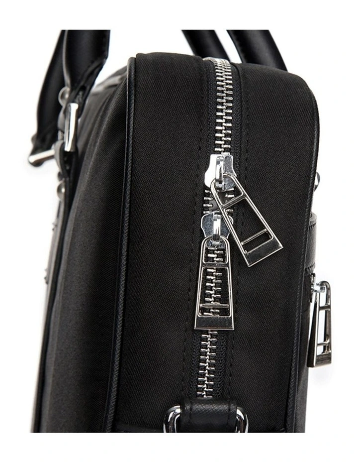 Waterproof 15.6 Laptop Briefcase Messenger Travel Work Bag Black image 5