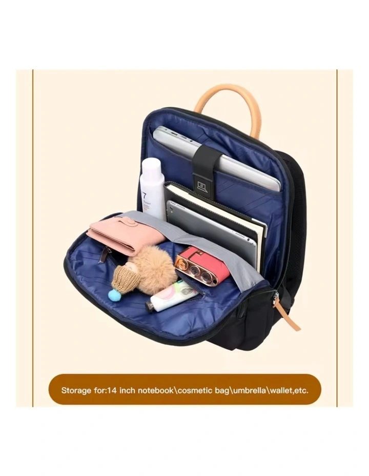 Waterproof Laptop Backpack Travel Business Work Bag Black image 5