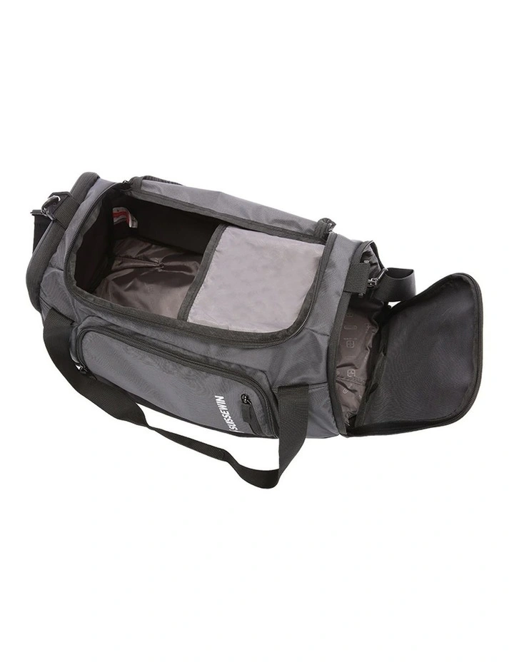Swiss Waterproof Duffel Weekender Gym Travel Bag Grey image 4