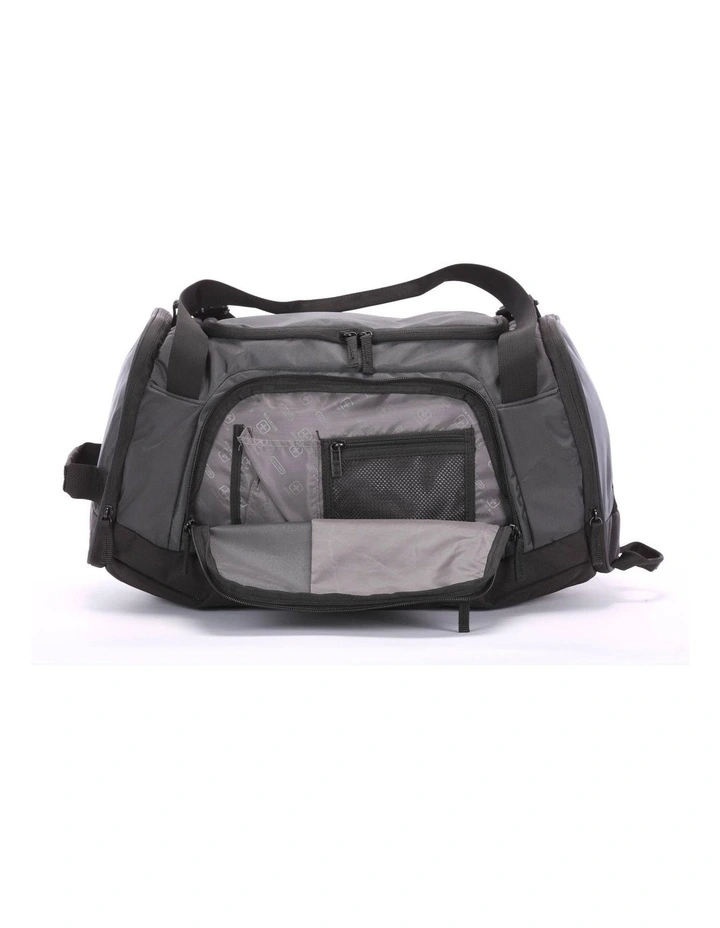 Swiss Waterproof Duffel Weekender Gym Travel Bag Grey image 5