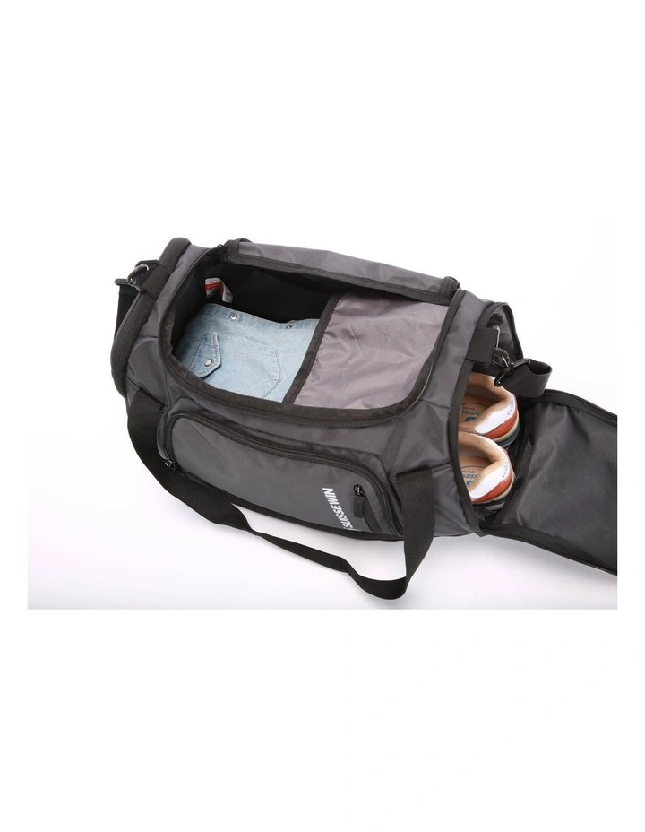 Swiss Waterproof Duffel Weekender Gym Travel Bag Grey image 6