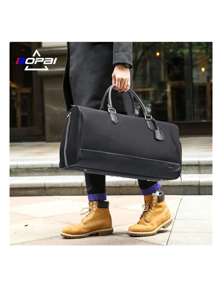 Waterproof Duffel Weekender Gym Travel Bag Black image 2