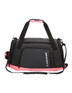 Swiss Waterproof Duffel Weekender Gym Travel Bag Grey/Orange