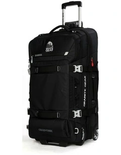 Wheeled Duffel Weekender Gym Travel Bag Black