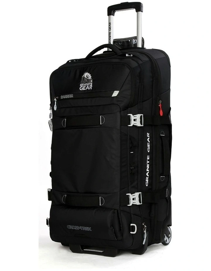 Wheeled Duffel Weekender Gym Travel Bag Black image 1
