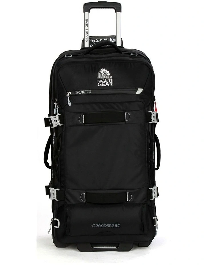 Wheeled Duffel Weekender Gym Travel Bag Black image 2