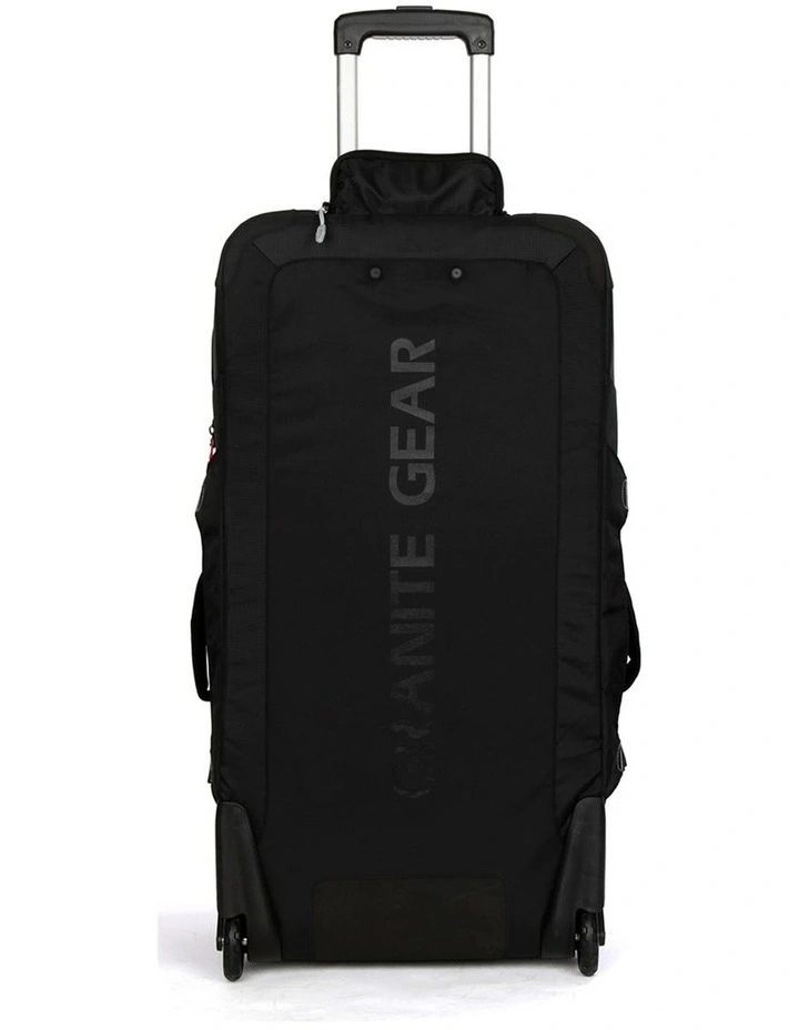Wheeled Duffel Weekender Gym Travel Bag Black image 5
