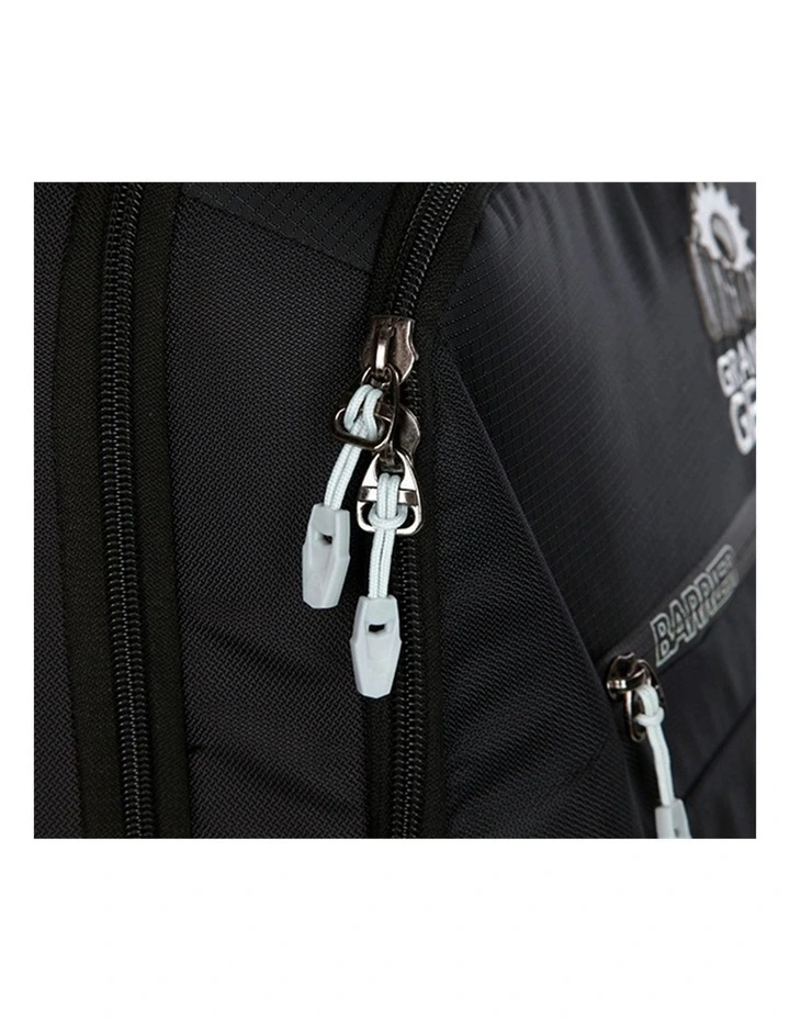 Wheeled Duffel Weekender Gym Travel Bag Black image 7