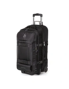 Wheeled Duffel Weekender Gym Travel Bag Black