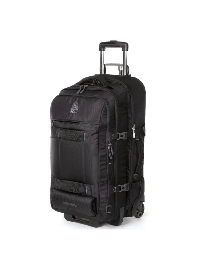 Wheeled Duffel Weekender Gym Travel Bag Black image 1