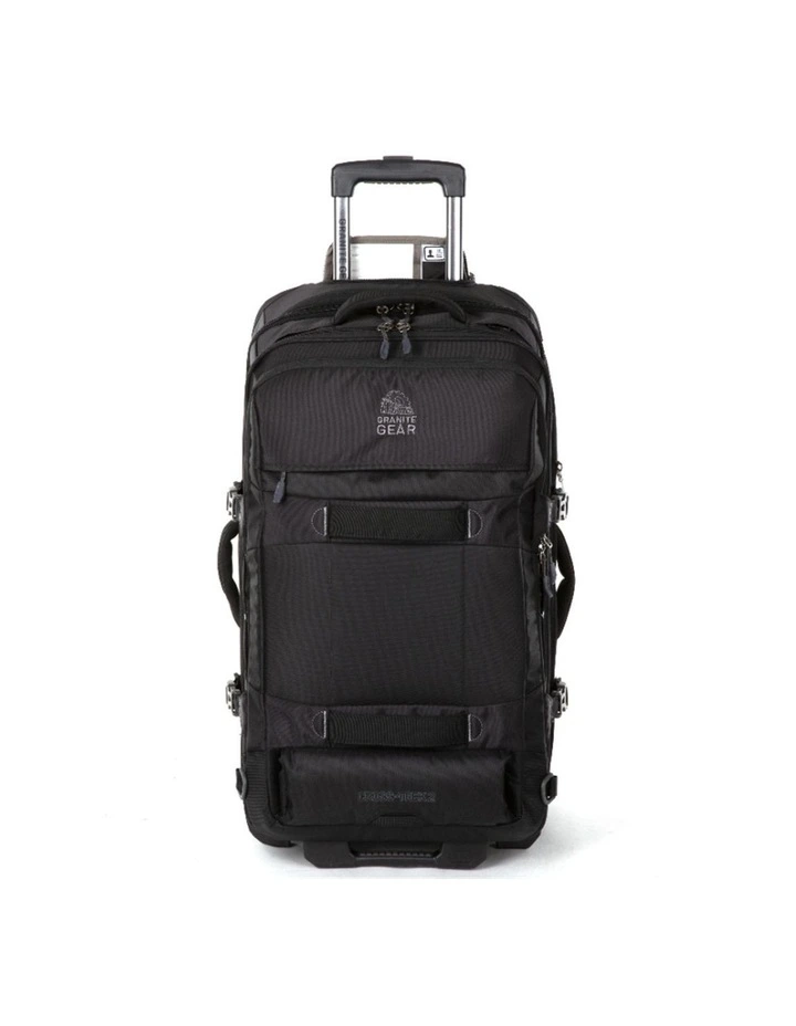 Wheeled Duffel Weekender Gym Travel Bag Black image 2