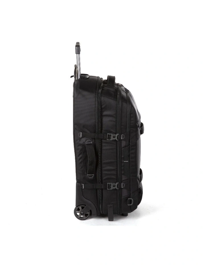 Wheeled Duffel Weekender Gym Travel Bag Black image 3