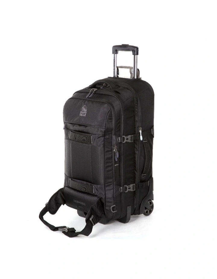 Wheeled Duffel Weekender Gym Travel Bag Black image 5