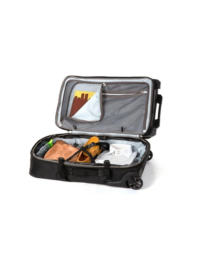 Wheeled Duffel Weekender Gym Travel Bag Black image 6