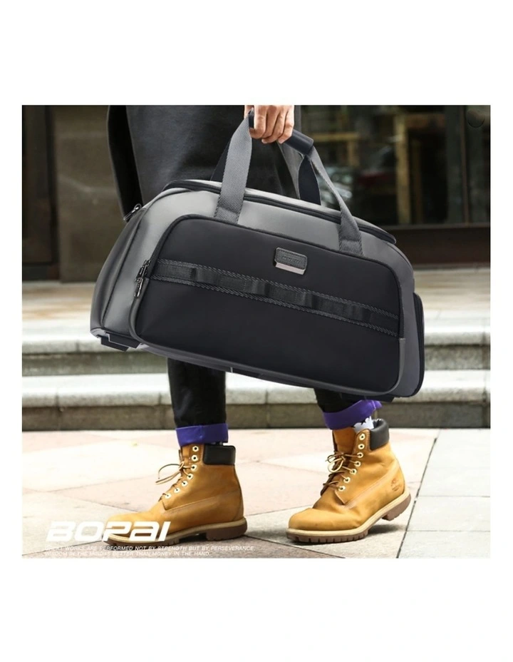 Bopai Waterproof Duffel Weekender Gym Travel Bag Black image 5