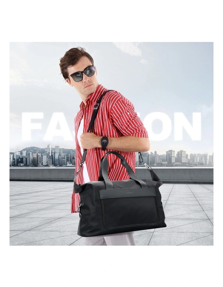 Bopai Waterproof Duffel Weekender Gym Travel Bag Black image 2