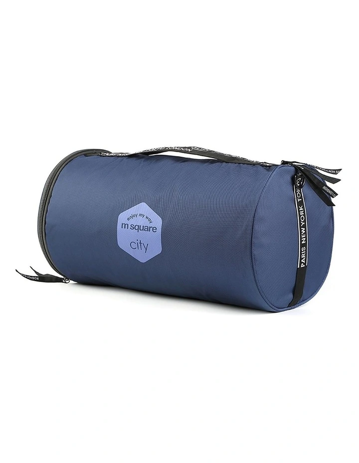 M Square Duffel Weekender Gym Travel Bag Blue image 5