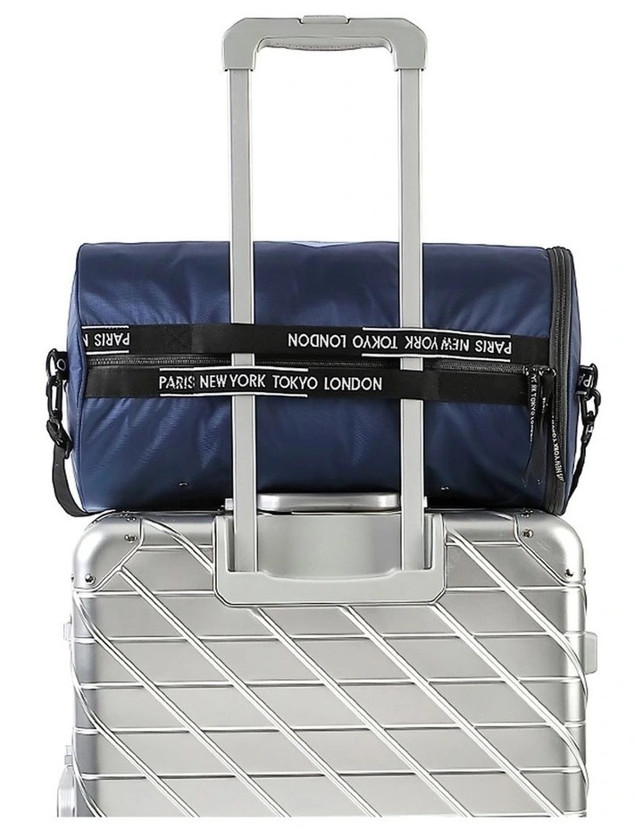 M Square Duffel Weekender Gym Travel Bag Blue image 6