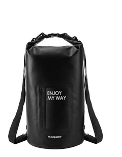 M Square Waterproof Duffel Weekender Gym Travel Bag Black