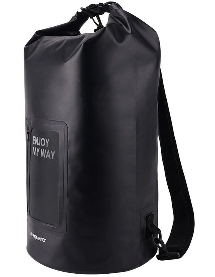 M Square Waterproof Duffel Weekender Gym Travel Bag Black image 2