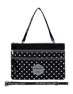 M Square Travel Pouch Organizer Accessory Black