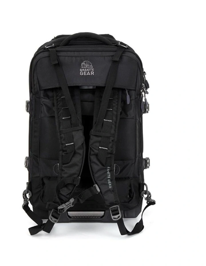 Granite Gear Wheeled Duffel Weekender Gym Travel Bag Black image 5