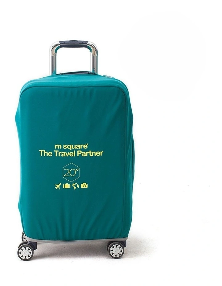 M Square Luggage Cover Protective Travel M Blue image 1
