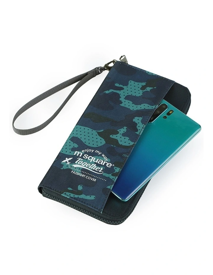 M Square Travel Pouch Organizer Accessory Blue image 3