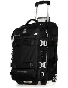 Granite Gear Wheeled Duffel Weekender Gym Travel Bag Black