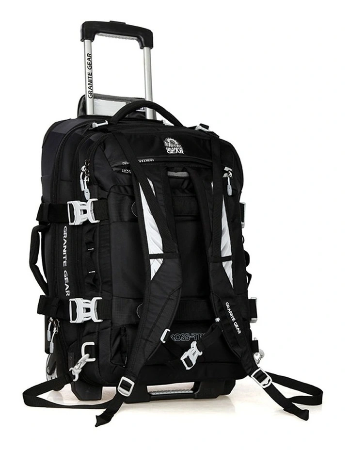 Granite Gear Wheeled Duffel Weekender Gym Travel Bag Black image 6
