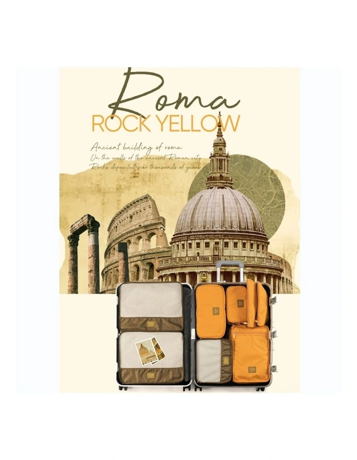 M Square Packing Cubes Travel Organiser Set Yellow image 2