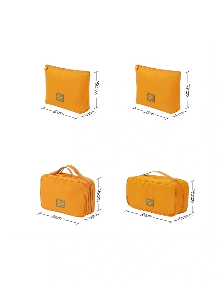 M Square Packing Cubes Travel Organiser Set Yellow image 7
