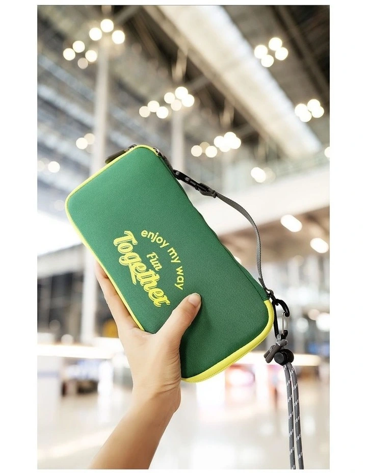 M Square Travel Pouch Organizer Accessory Green image 4
