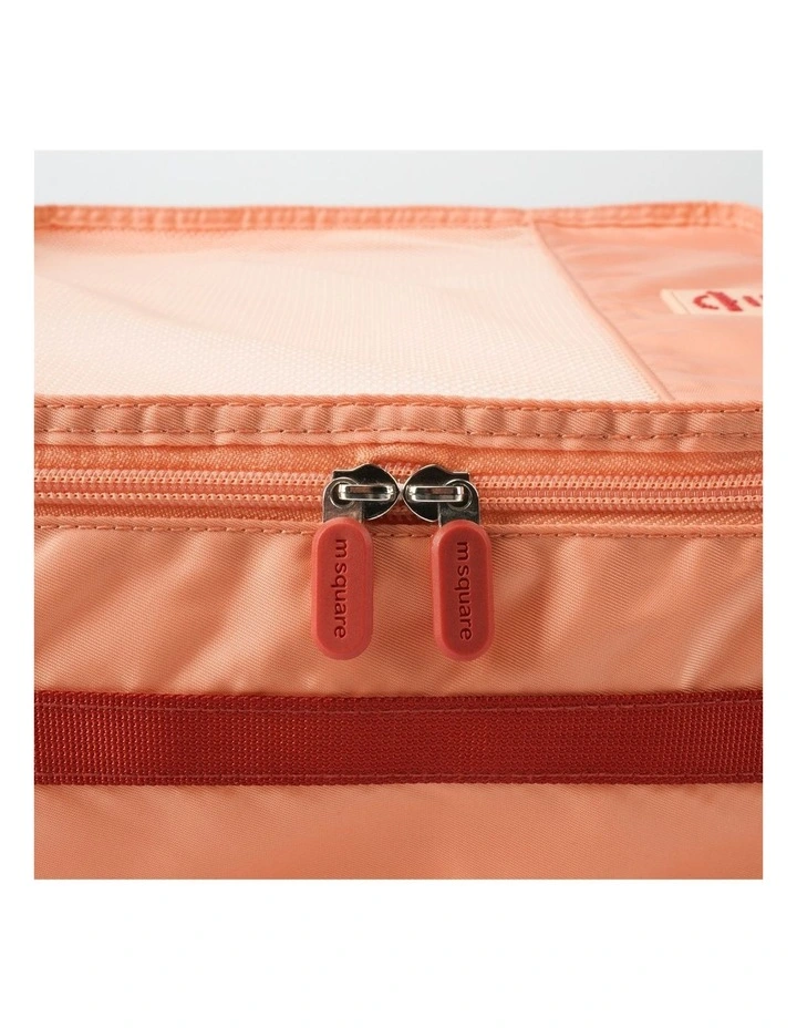 M Square Packing Cubes Travel Organiser Set Red image 2