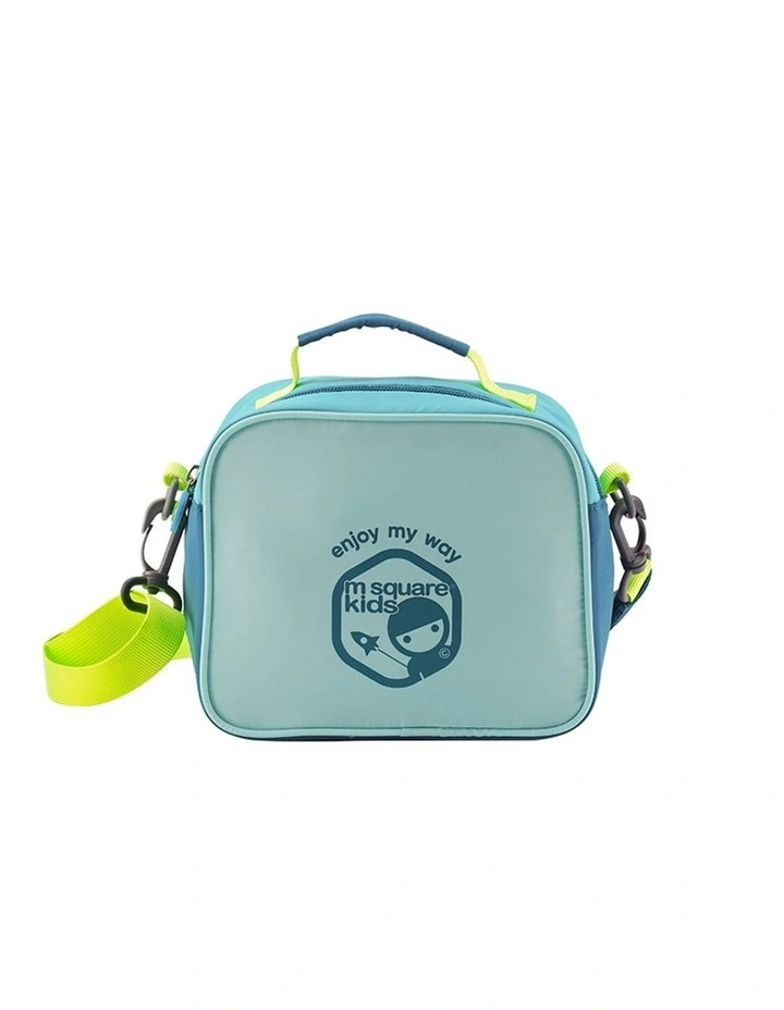 M Square Shoulder Crossbody Travel Daily Bag Blue image 3
