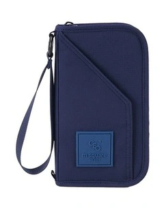M Square Travel Pouch Organizer Accessory Blue