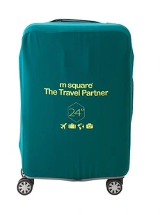 M Square Luggage Cover Protective Travel M Blue