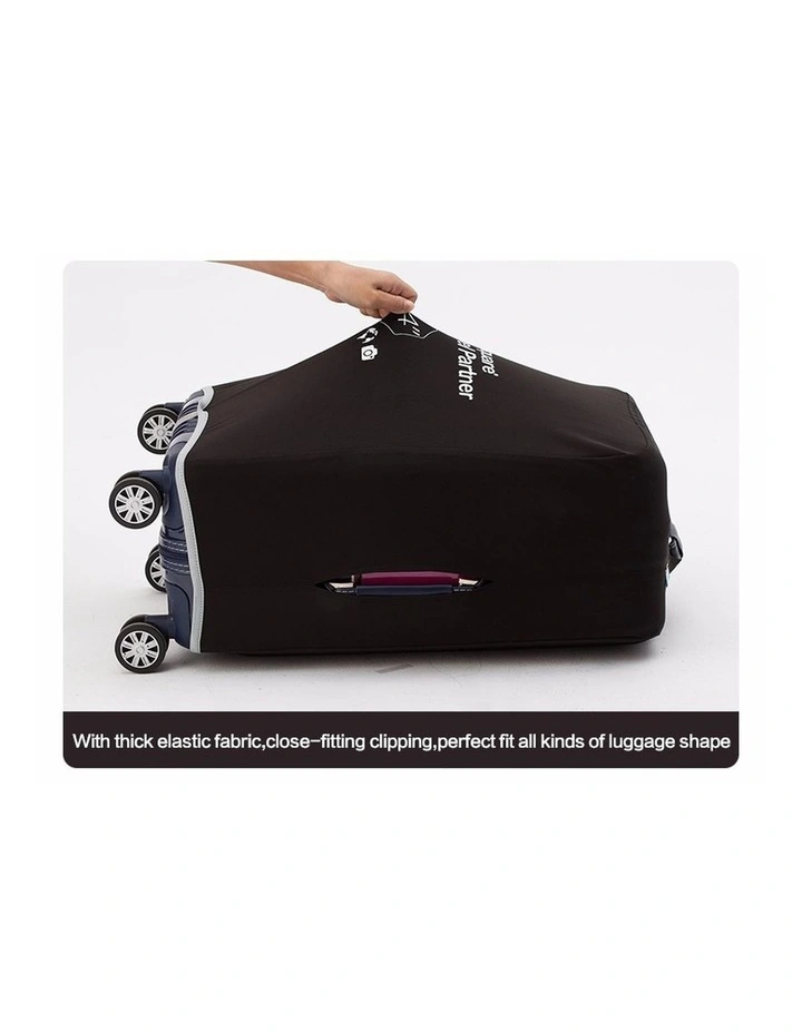 M Square Luggage Cover Protective Travel M Blue image 3