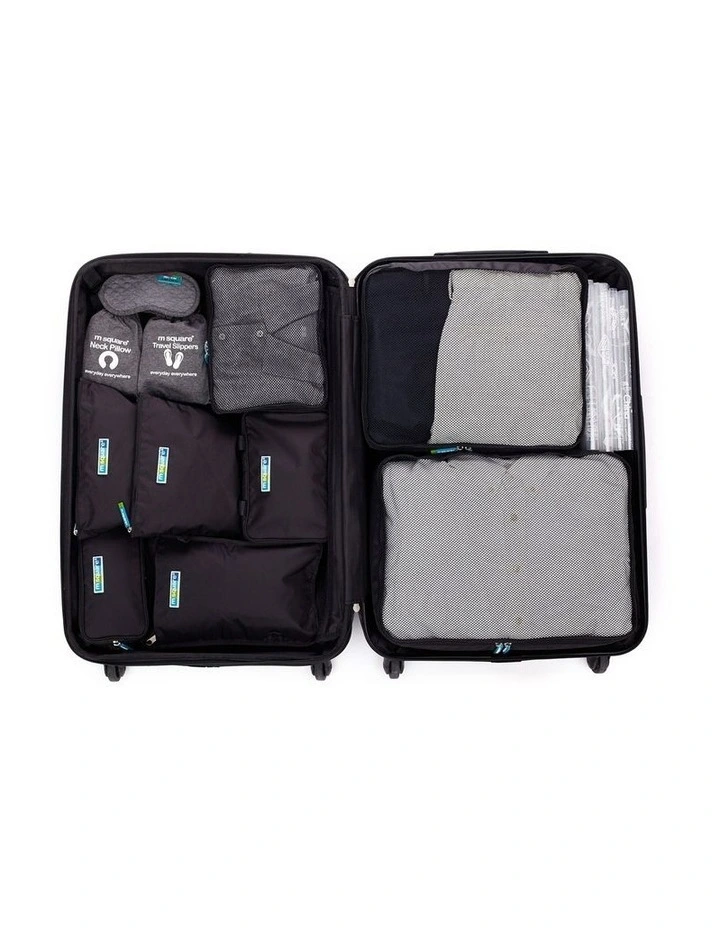 M Square Packing Cubes Travel Organiser Set Black image 3