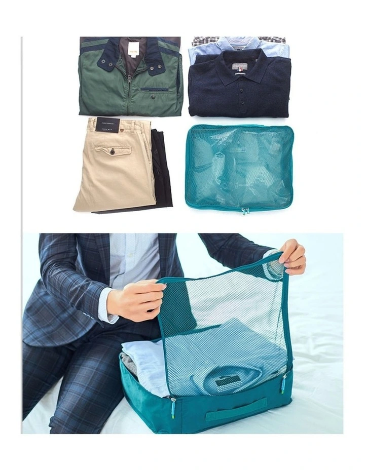 M Square Packing Cubes Travel Organiser Set Black image 5