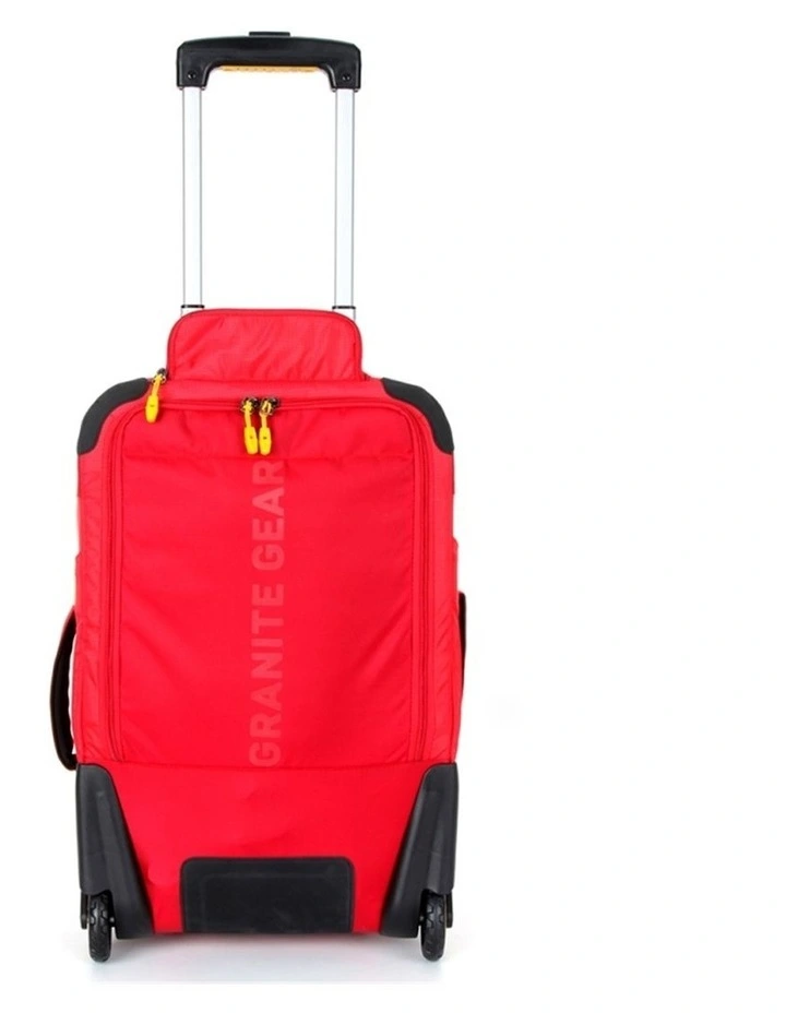 Granite Gear Wheeled Duffel Weekender Gym Travel Bag Red image 6