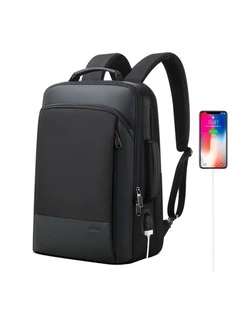 Bopai Anti-Theft Waterproof 15.6 Laptop Backpack Travel Business Work Bag Black