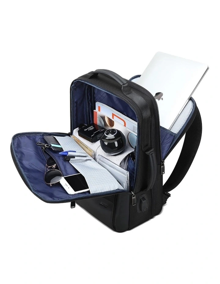 Bopai Anti-Theft Waterproof 15.6 Laptop Backpack Travel Business Work Bag Black image 2
