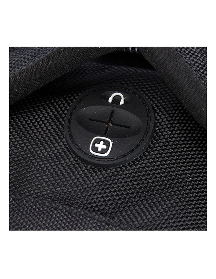 Swisswin Waterproof 17 Laptop Backpack Travel Business Work Bag Black image 4