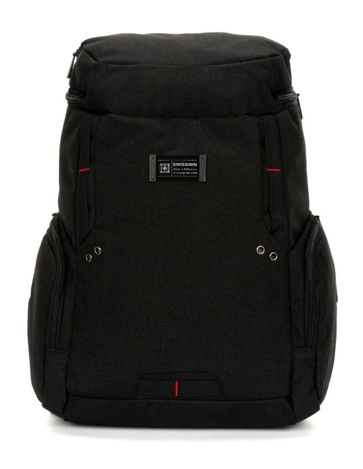 Swisswin Shoulder Crossbody Travel Daily Bag Black image 2