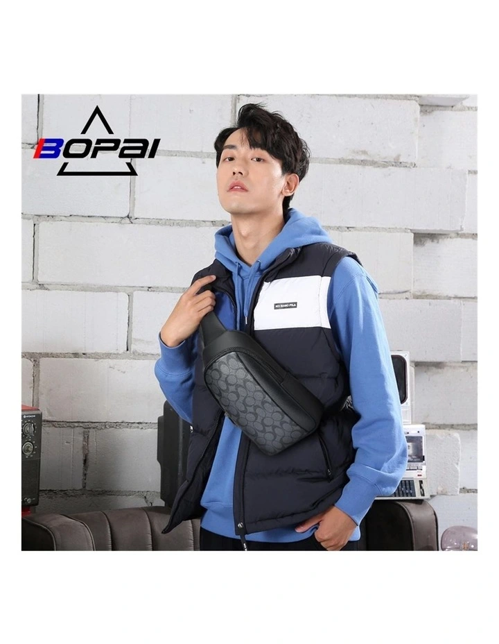 Bopai Waterproof Messenger Travel Work Bag Black image 5